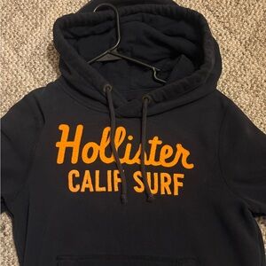 Hollister Black Jacket with Brown Logo
